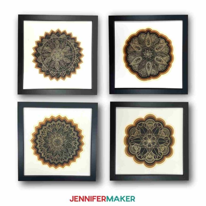 Foiled Earth Mandala - Cricut Maker 