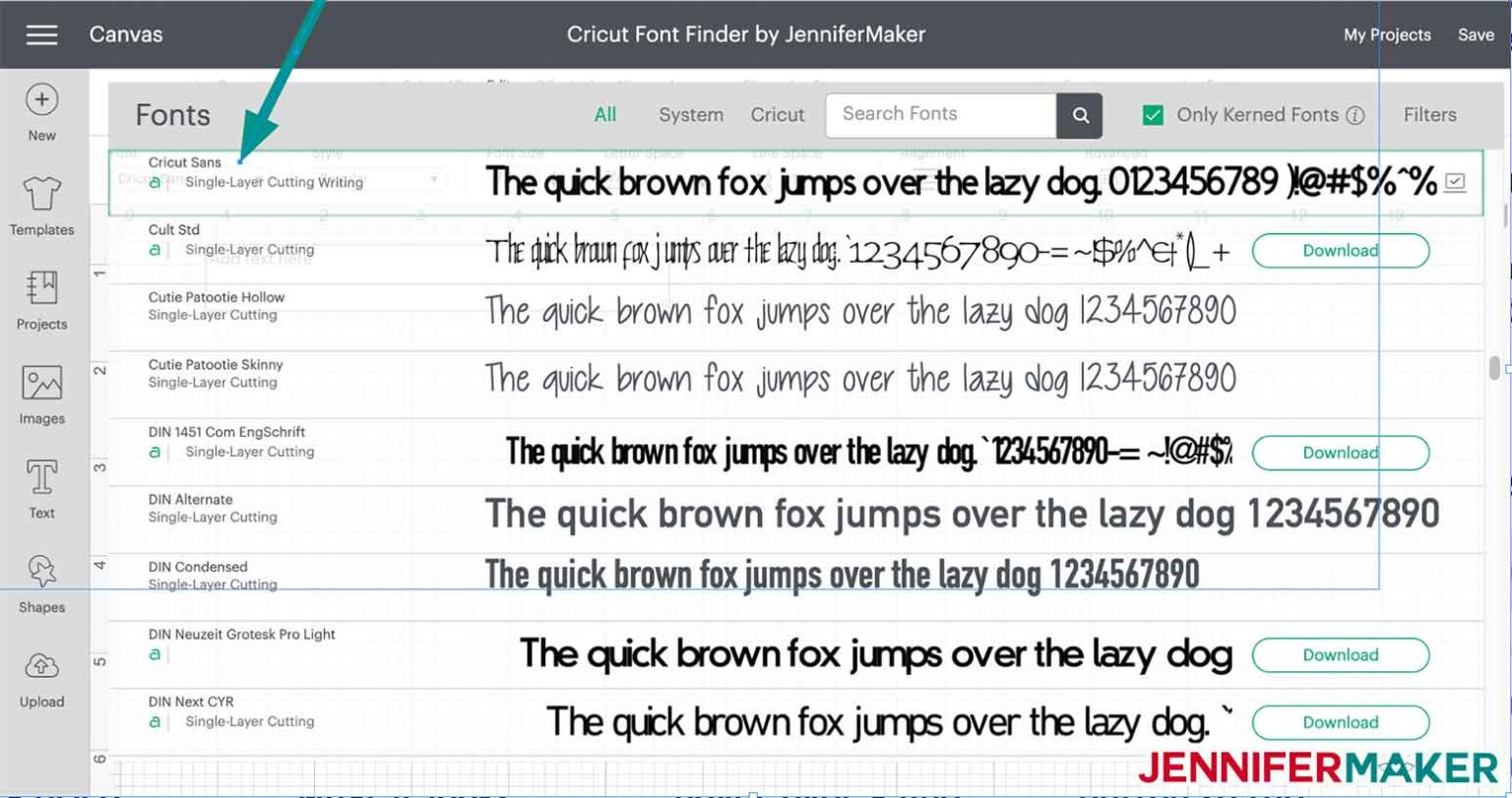 Cricut Fonts List How to Find the BEST Cricut Fonts! Jennifer Maker