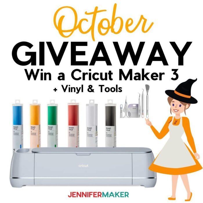 Cricut Giveaway: Enter to win a Cricut cutting machine. Contest ends on the last day of each month. Open to US residents only. See official rules for details. #cricut #cricutjoy