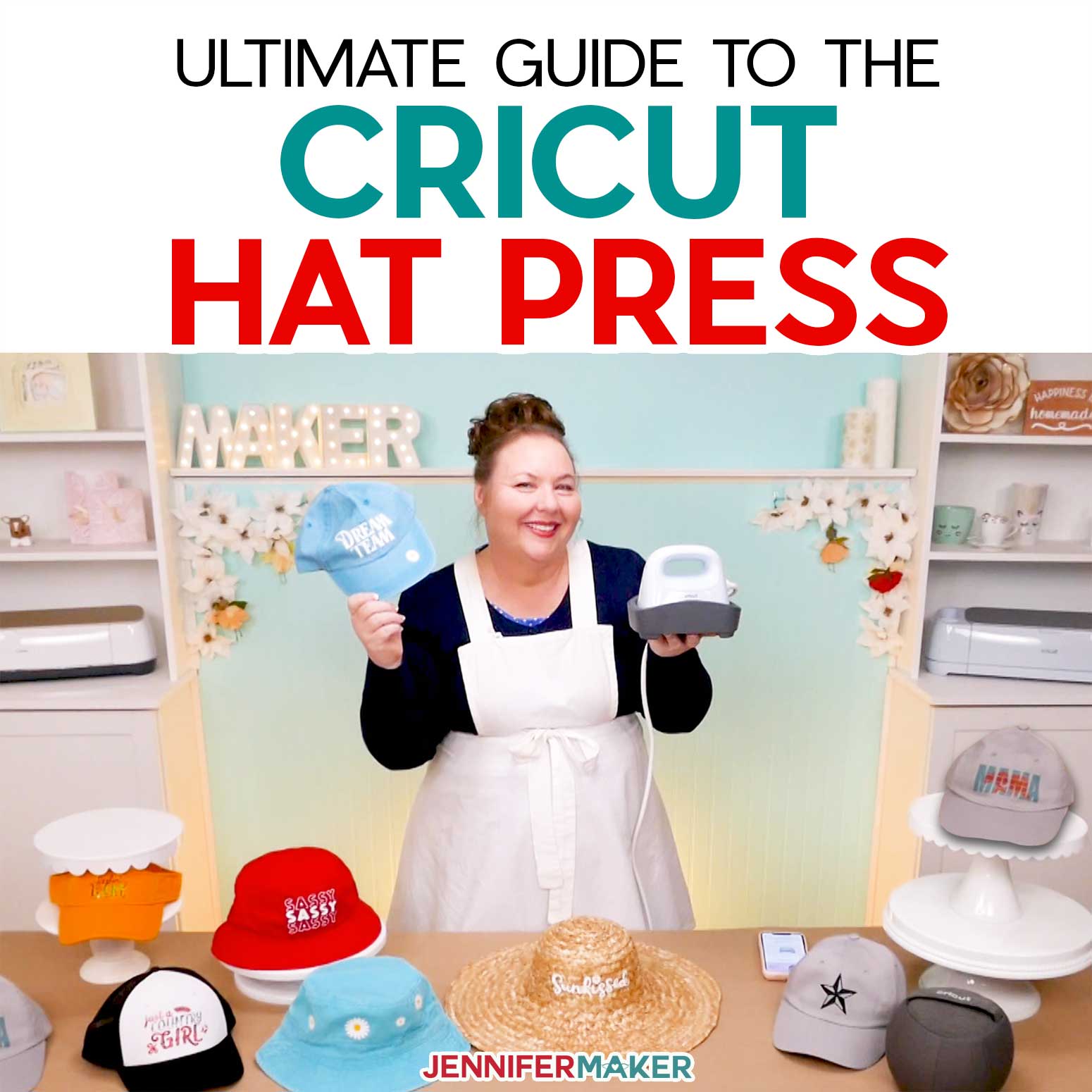 Cricut Hat Press: Ultimate Guide to Iron-On Vinyl and Infusible Ink Hats!