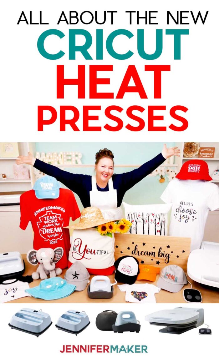 Cricut Heat Presses: EasyPress 3, Hat Press, Autopress, and Cricut Heat App