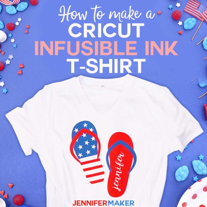infusible ink cricut on cotton shirt