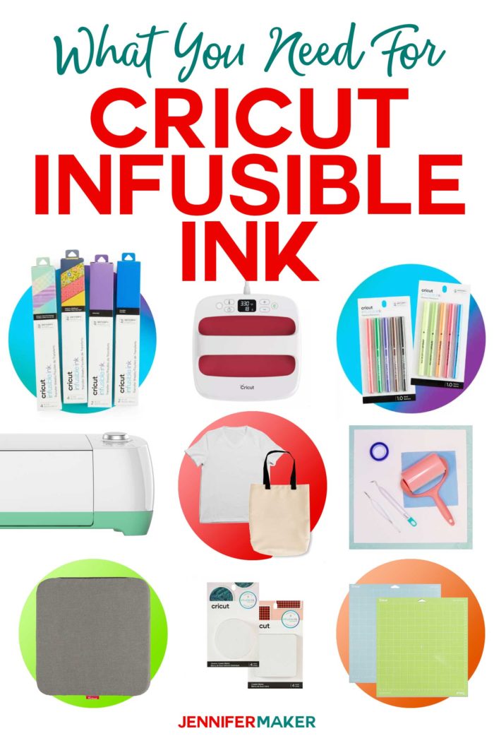 Cricut Infusible Ink - What to Buy and Project Supplies to Get Started #cricut #infusibleink #easypress