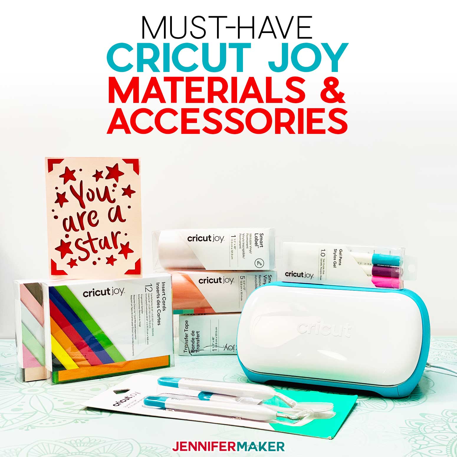 Cricut Joy What Materials Accessories Do You Really Need Jennifer Maker