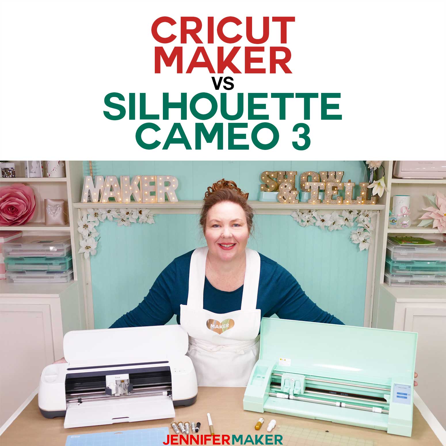 Cricut Maker vs. Silhouette Cameo: What’s Different, What’s Best?