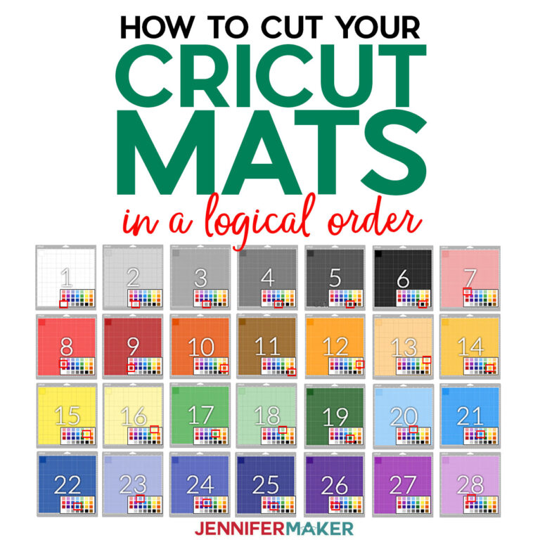 Cricut Mat Order How do I cut my Cricut in order? Jennifer Maker