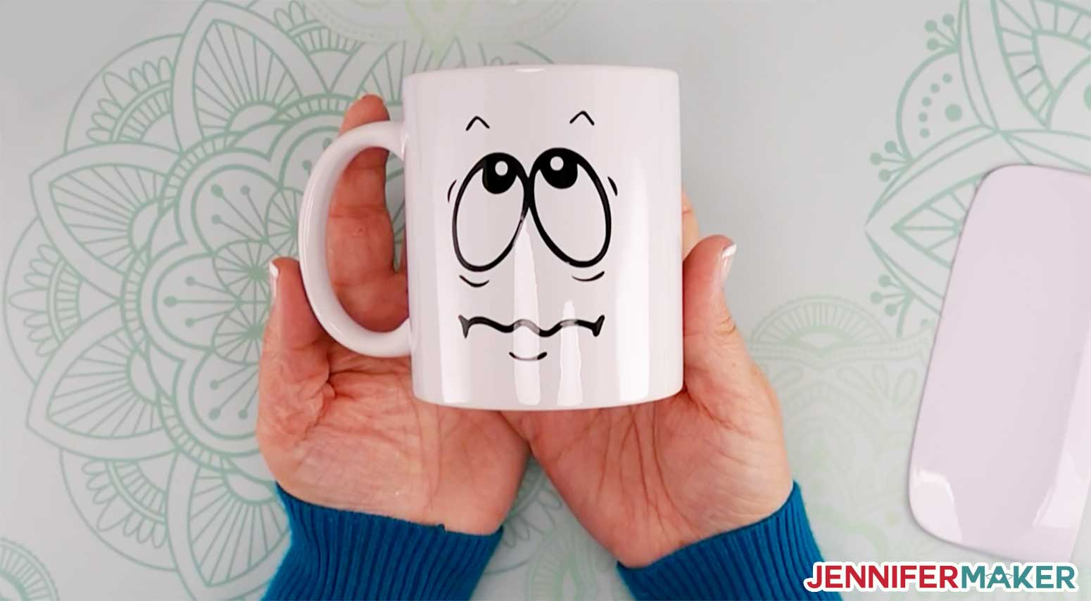 Cricut Mugs: How to Seal Vinyl on Mugs - Jennifer Maker