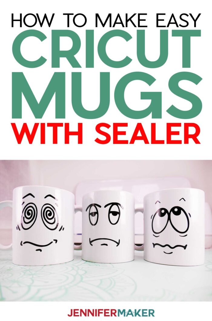 Cricut Mugs with vinyl and sealer to make a dishwasher safe vinyl mug #cricut #vinyl #modpodge
