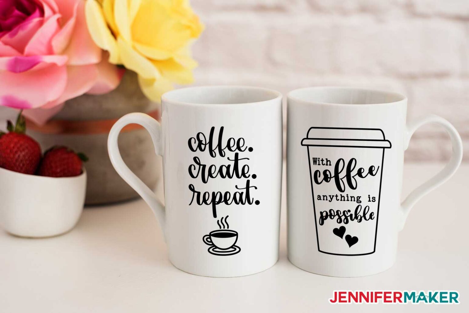 Download Cricut Mug Ideas: Free SVG Cut File Designs - Jennifer Maker