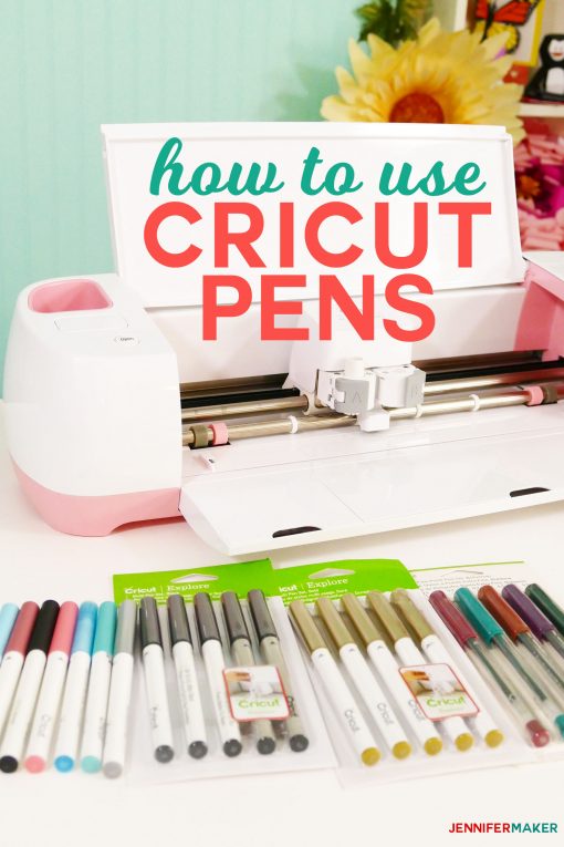 How to Use Cricut Pens to Write on the Cricut Explore Air and Cricut Maker - Tutorial