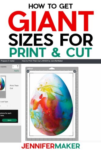 Cricut Print and Cut Size: How to Print Full Pages! - Jennifer Maker