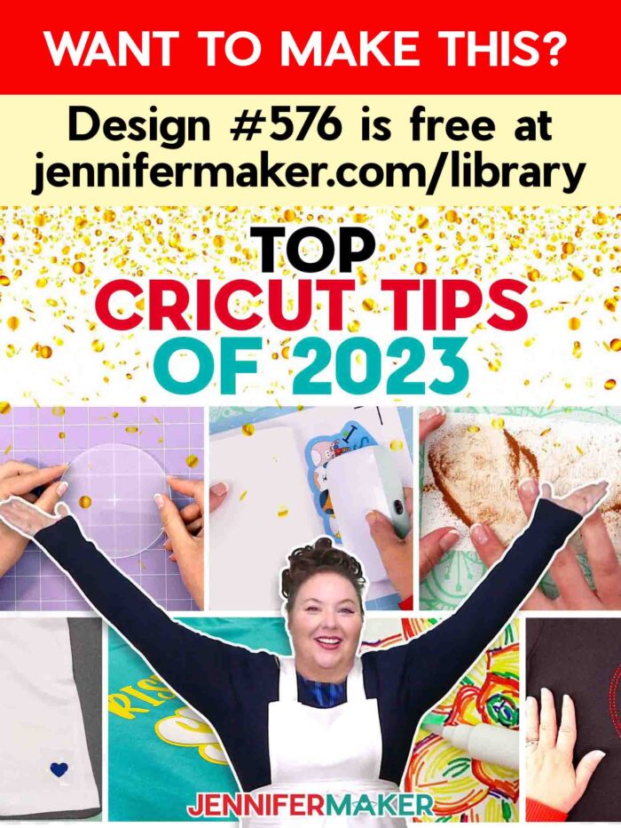 Get Jennifer Maker's top Cricut tips in her new tutorial! Plus, learn to use your own fonts in Cricut Design Space. Want my fun new font? #576 is free at jennifermaker.com/library.