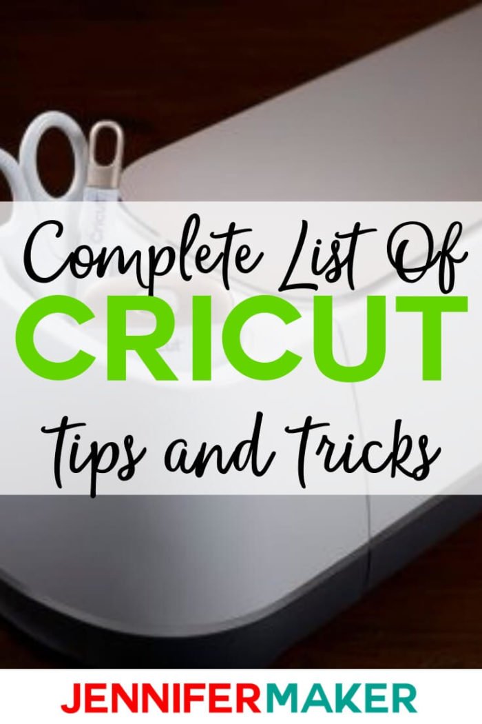 These Cricut tips and tricks will help you get the most out of your Cricut machine so you can do more of what you love. With a list of over 40 tips you'll have plenty of tricks to try! #cricut #cricutprojects #cricutmaker #cricutexplore