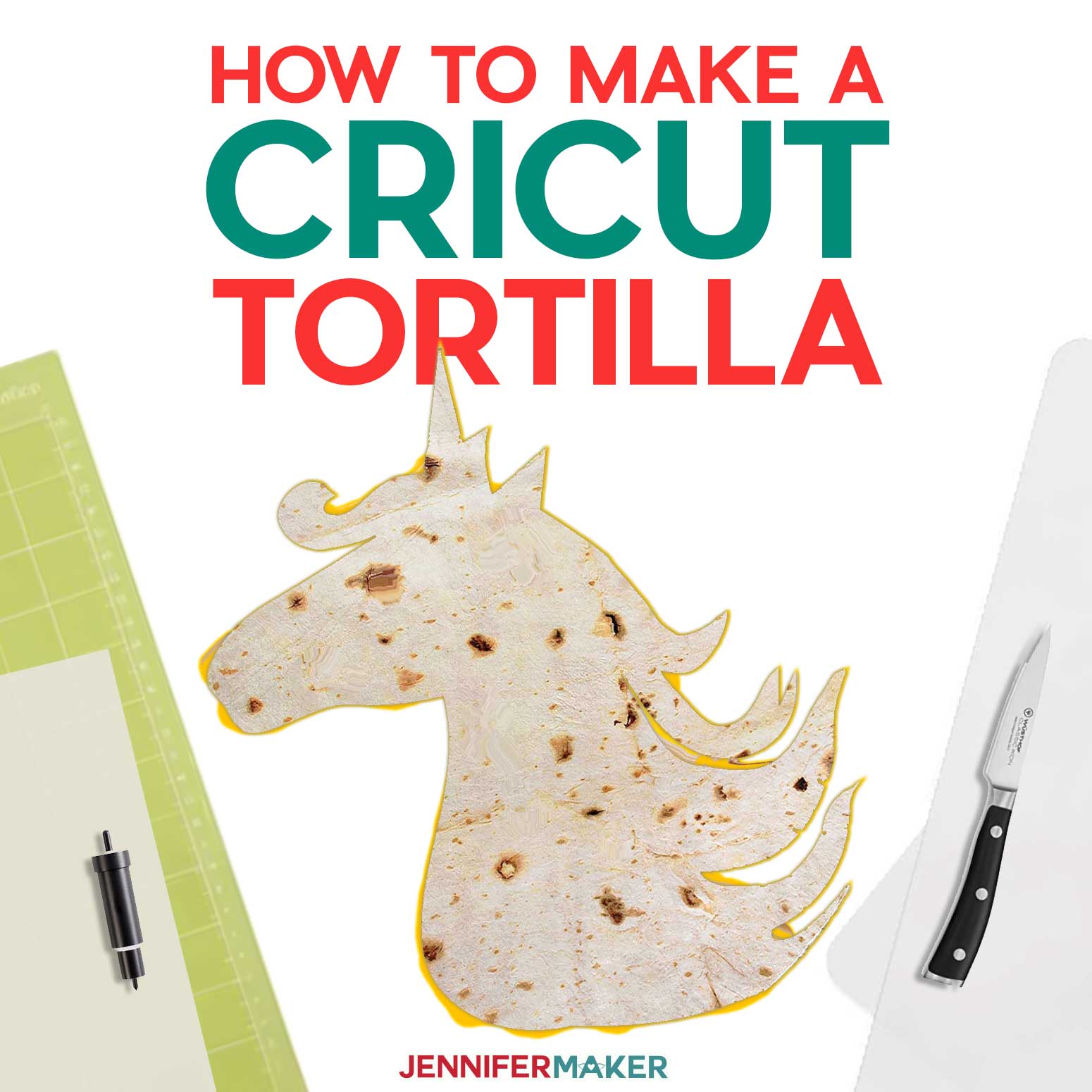 Make a Cricut Tortilla with a Food-Safe Reusable Stencil Cut on a Cricut #cricut #tiktok #quesadilla