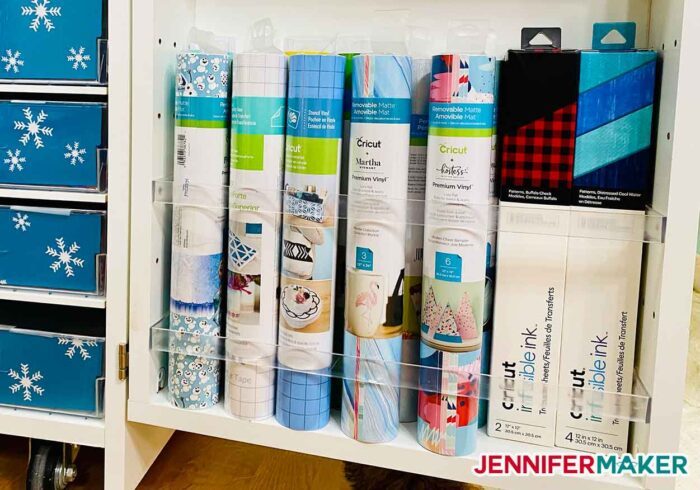 Craft Vinyl Storage Tower – DIY Vertical Organizer for Vinyl Rolls -  Jennifer Maker