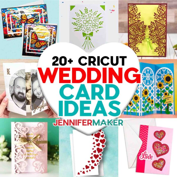 Discover 20+ Cricut Wedding Card Ideas in JenniferMaker's post!