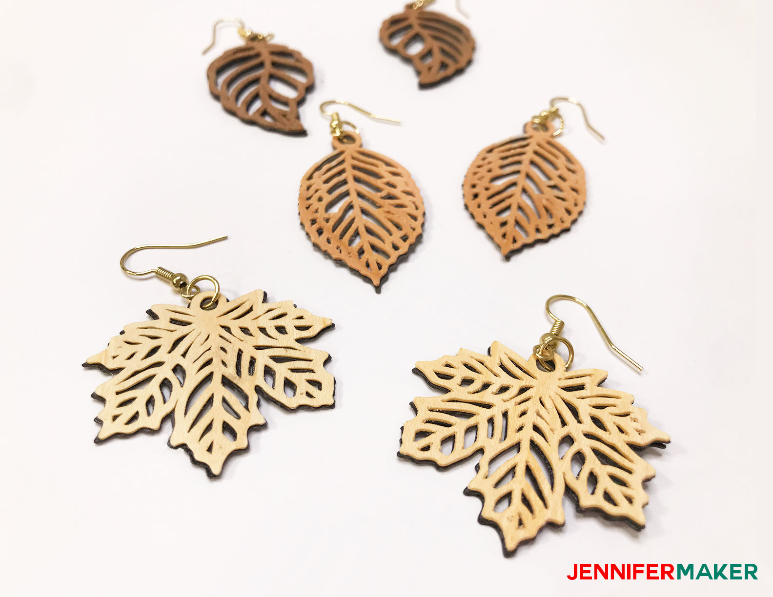 Cricut Wood Veneer Earrings Youll Fall For These Jennifer Maker