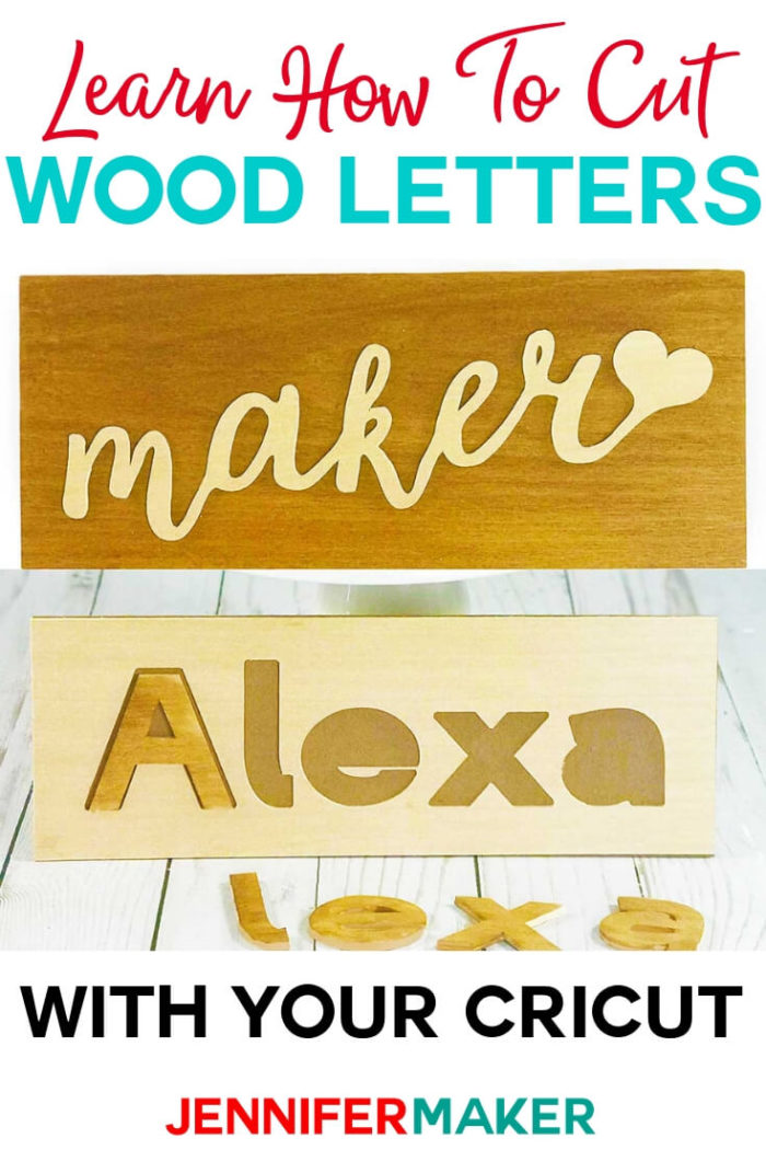 Hi Script Wood Letters - Cursive Wood Letters