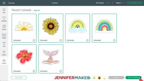 How to Make Stickers on a Cricut - Jennifer Maker