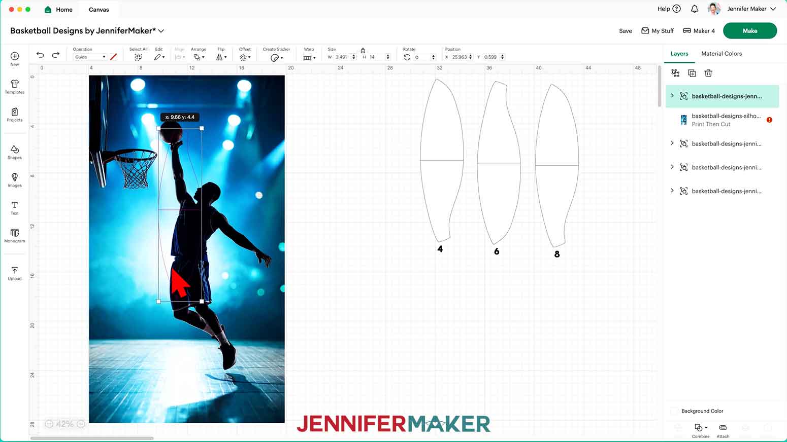 Click and drag the first grouped panel layers over the uploaded photo.