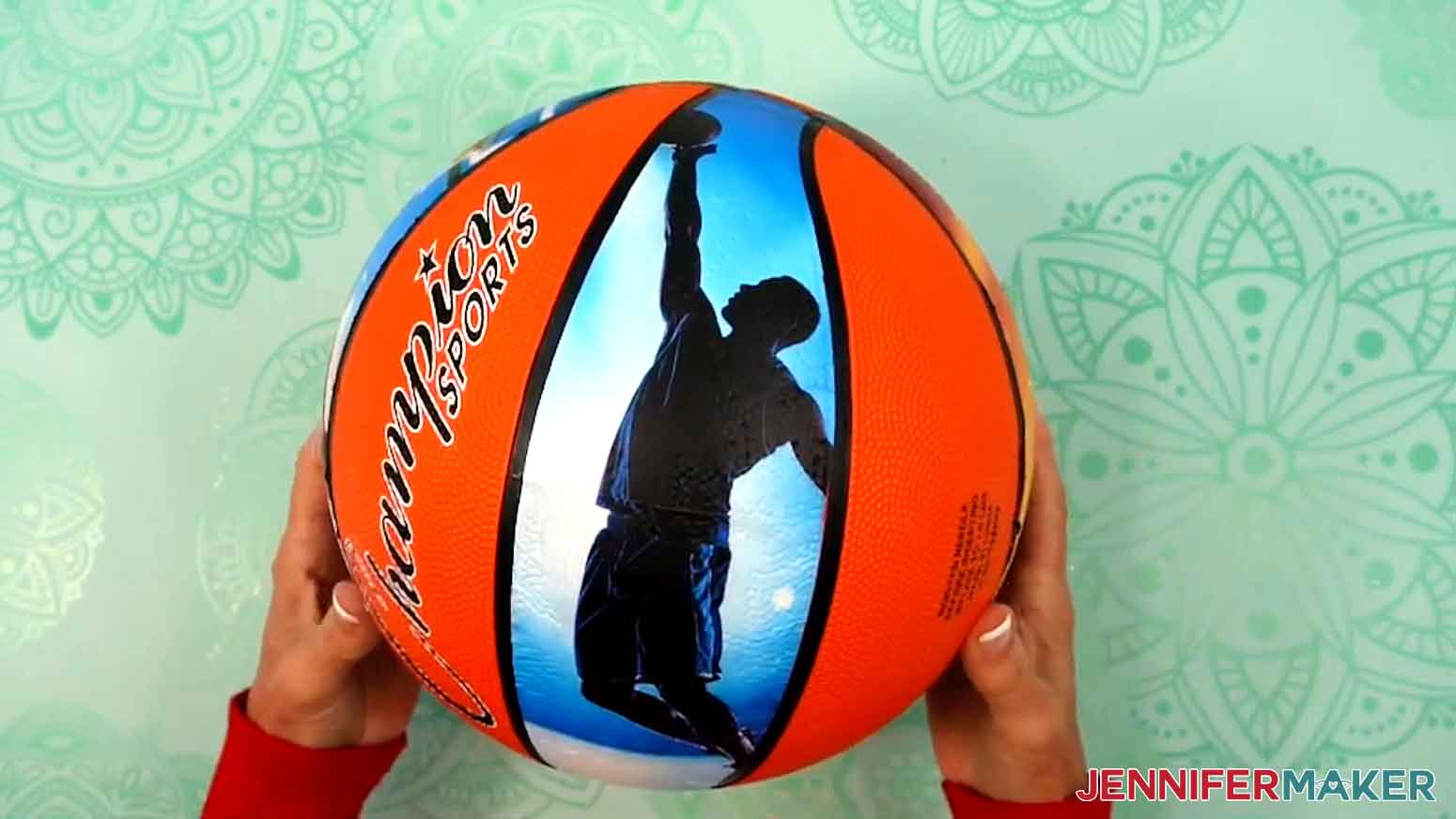 Finished photo basketball.