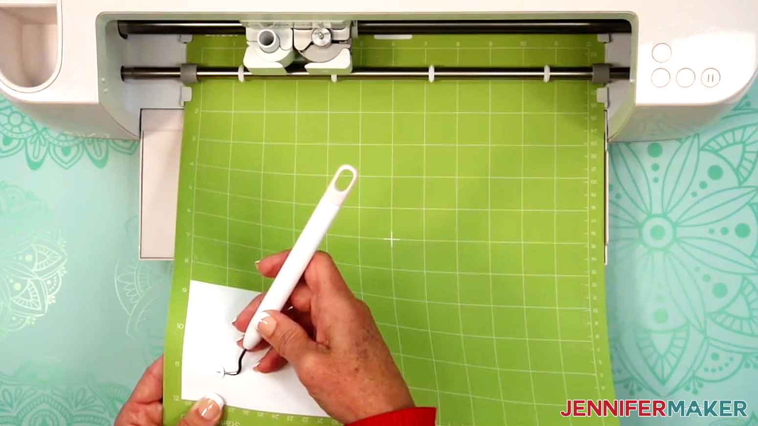 Use a weeding tool to gently lift one of the insides of the letters to see if the cut went through the vinyl.