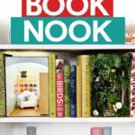 Pinterest tutorial for how to make a DIY book nook.