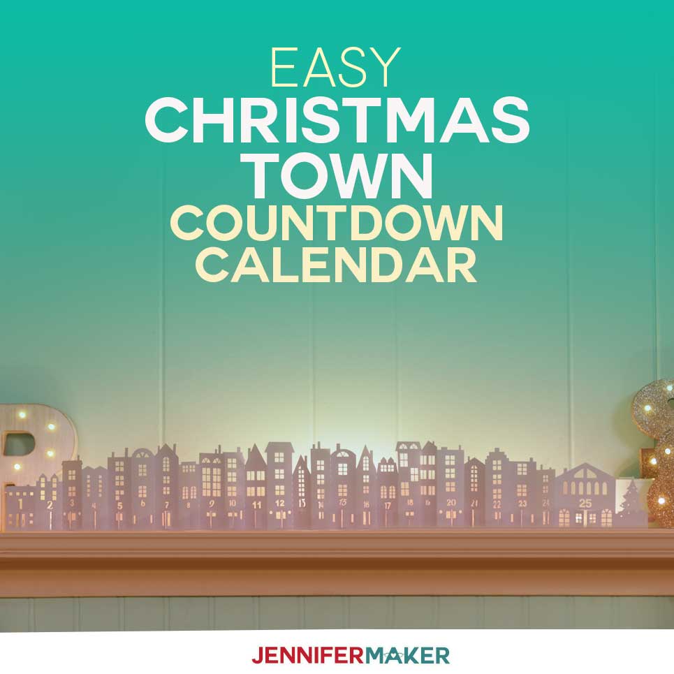 Diy Christmas Countdown Super Easy Holiday Calendar Day 1 Jennifer Maker