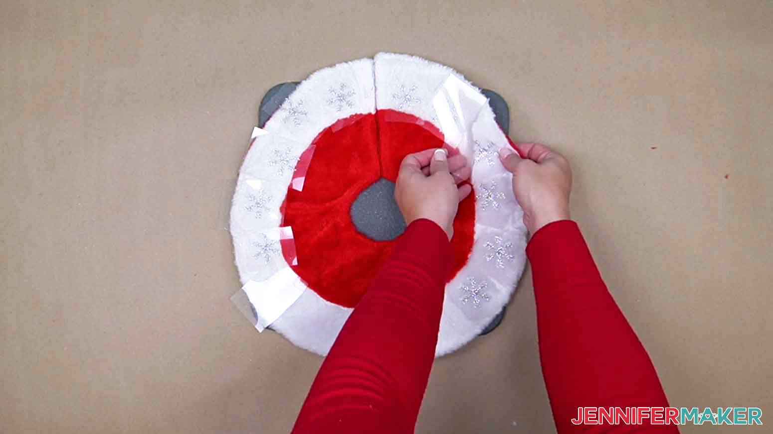Gently remove iron-on vinyl liner when cool to touch.