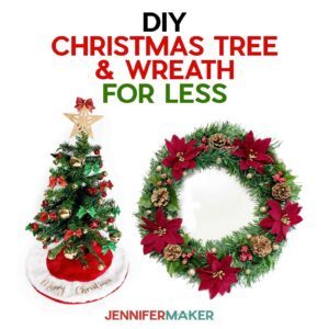 DIY Christmas Tree & Wreath for Less