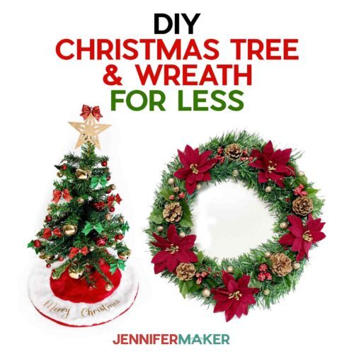 DIY Christmas Wreath from Dollar Tree and Matching Tree! LaptrinhX