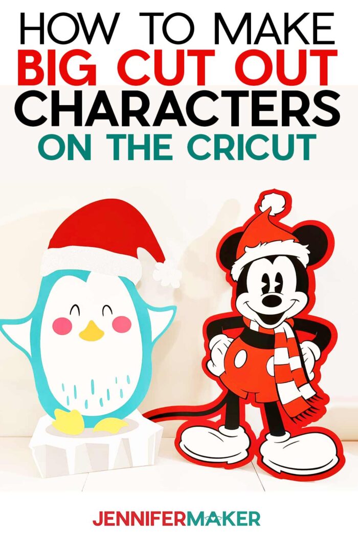 DIY Cut Out Characters Larger Than Your Mat with Stands! - Jennifer Maker