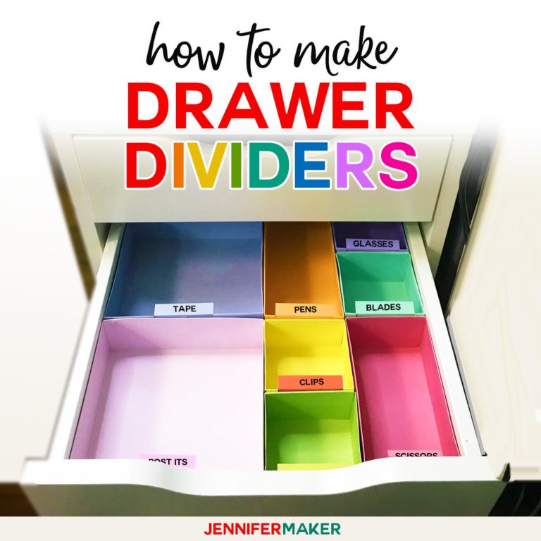 DIY Drawer Dividers How to Organize Your Messy Drawers! Jennifer Maker