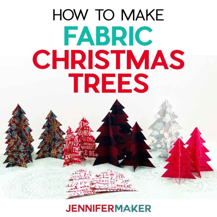 DIY Fabric Christmas Tree - Jennifer Maker