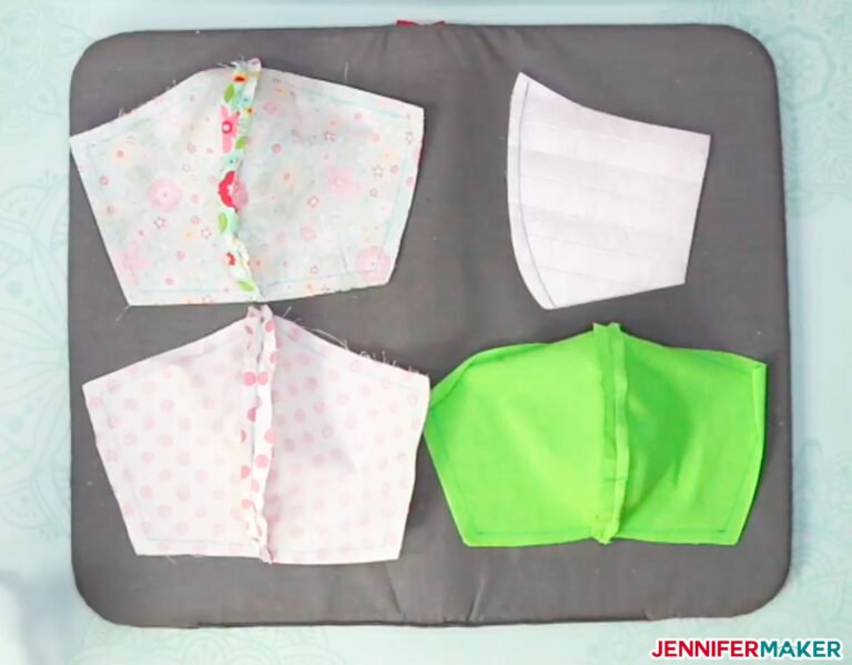 DIY Face Mask Pattern (Cut by Hand or on a Cricut) - Jennifer Maker