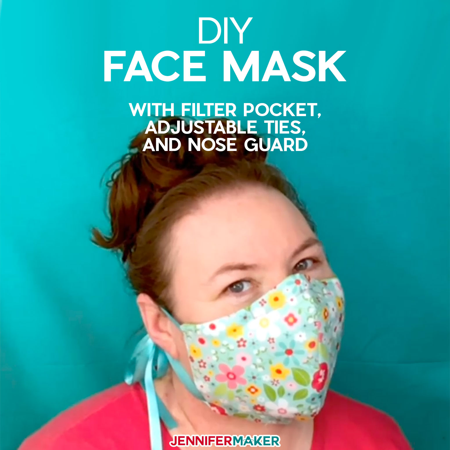 Download Cricut Face Mask Patterns - Adjustable Ties & Filter Slot ...