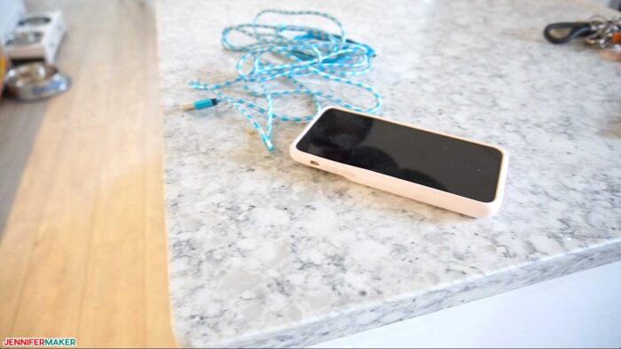 Clutter on the counter can go into a DIY family command center instead