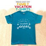 Fast & Easy Custom Family Vacation & Team Shirts Cut Without a Mat on the Cricut Explore 3