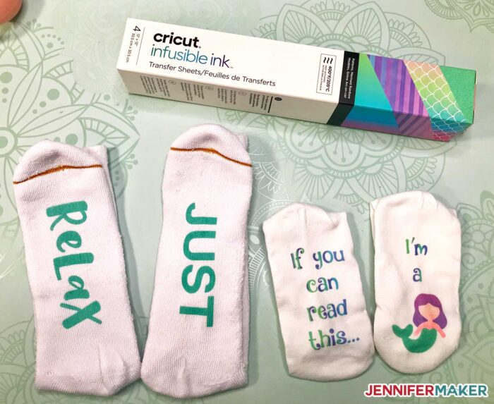 DIY Funny Socks with Sayings — If You Can Read This