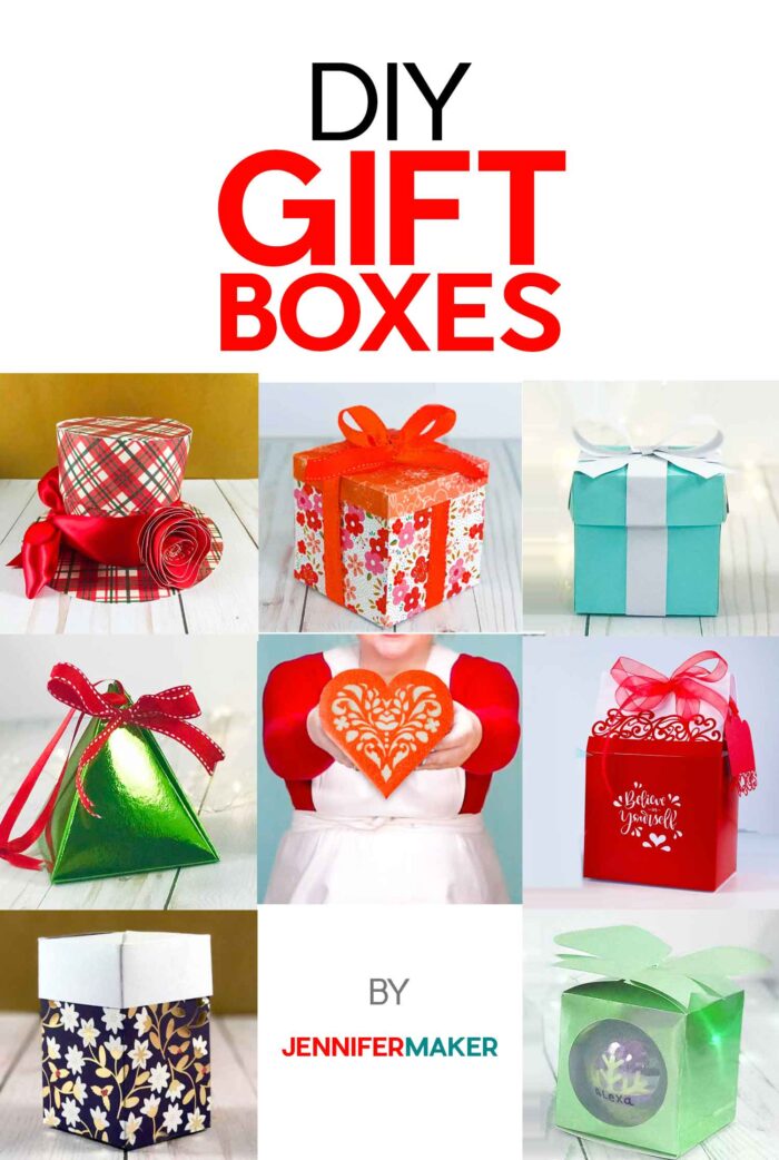 DIY Gift Box Ideas and Templates with Free Patterns by JenniferMaker