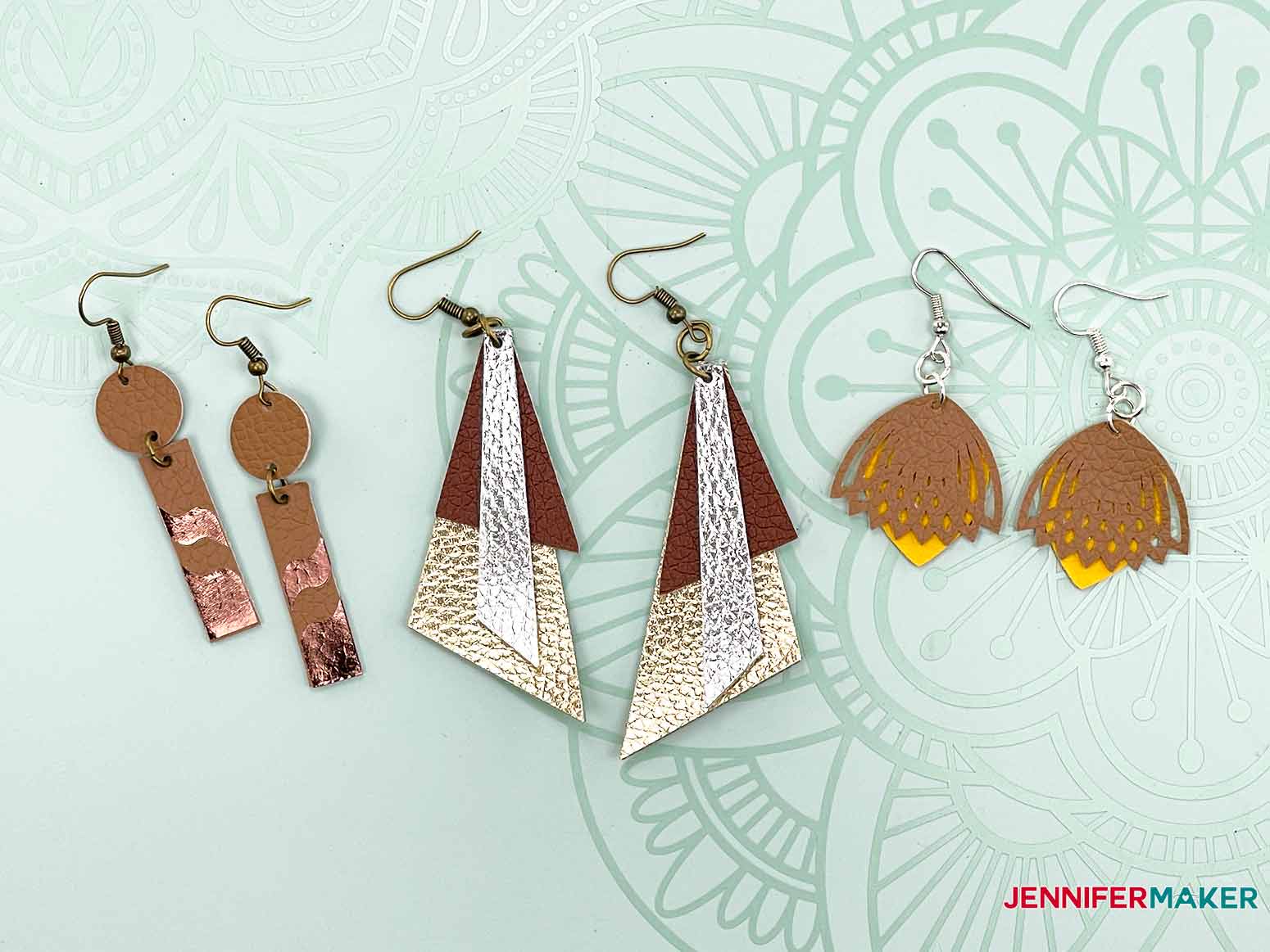 Buy Bright Red and Gold Earrings, Faux Leather and Cork Jewelry, Boho  Jewelry, Gift for Her, Handmade Jewelry, Gift for Mom Online in India - Etsy