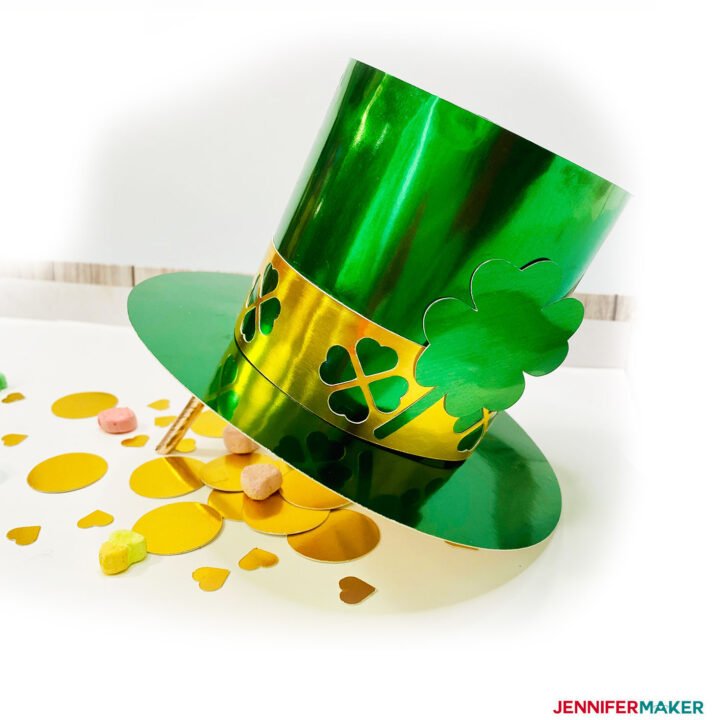 St. Patrick's Day Top Hat Headband with the Cricut Maker