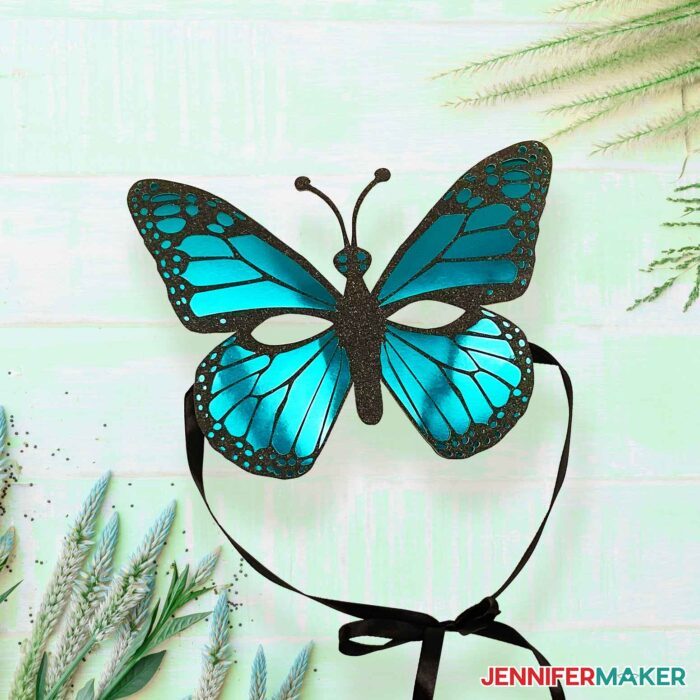 Butterfly Shimmer Paper Masks