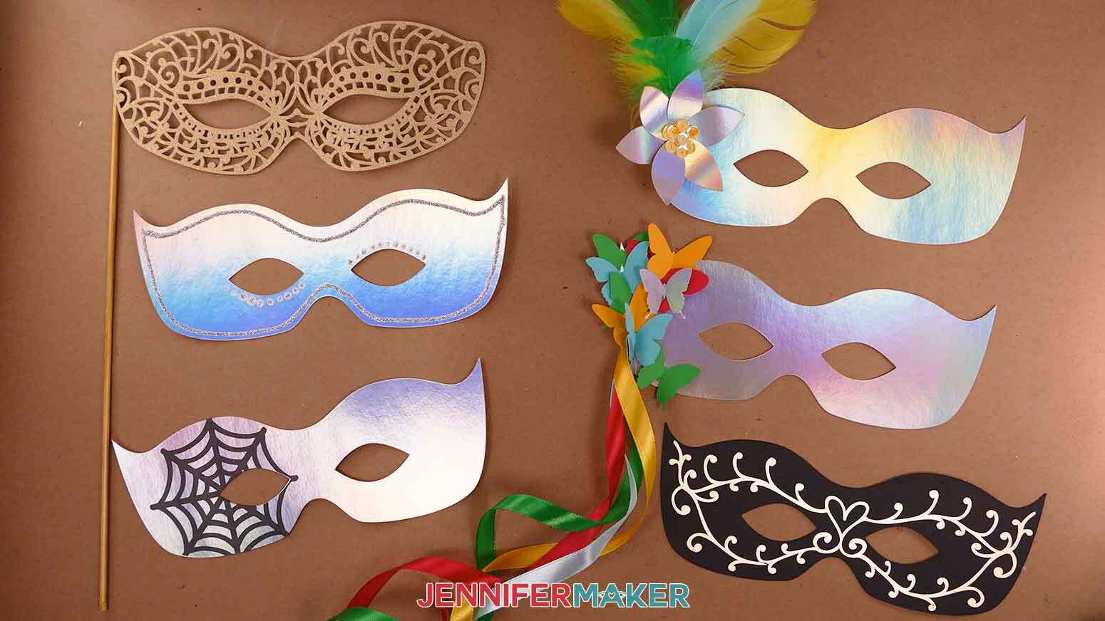 Show off of DIY Masquerade Masks
