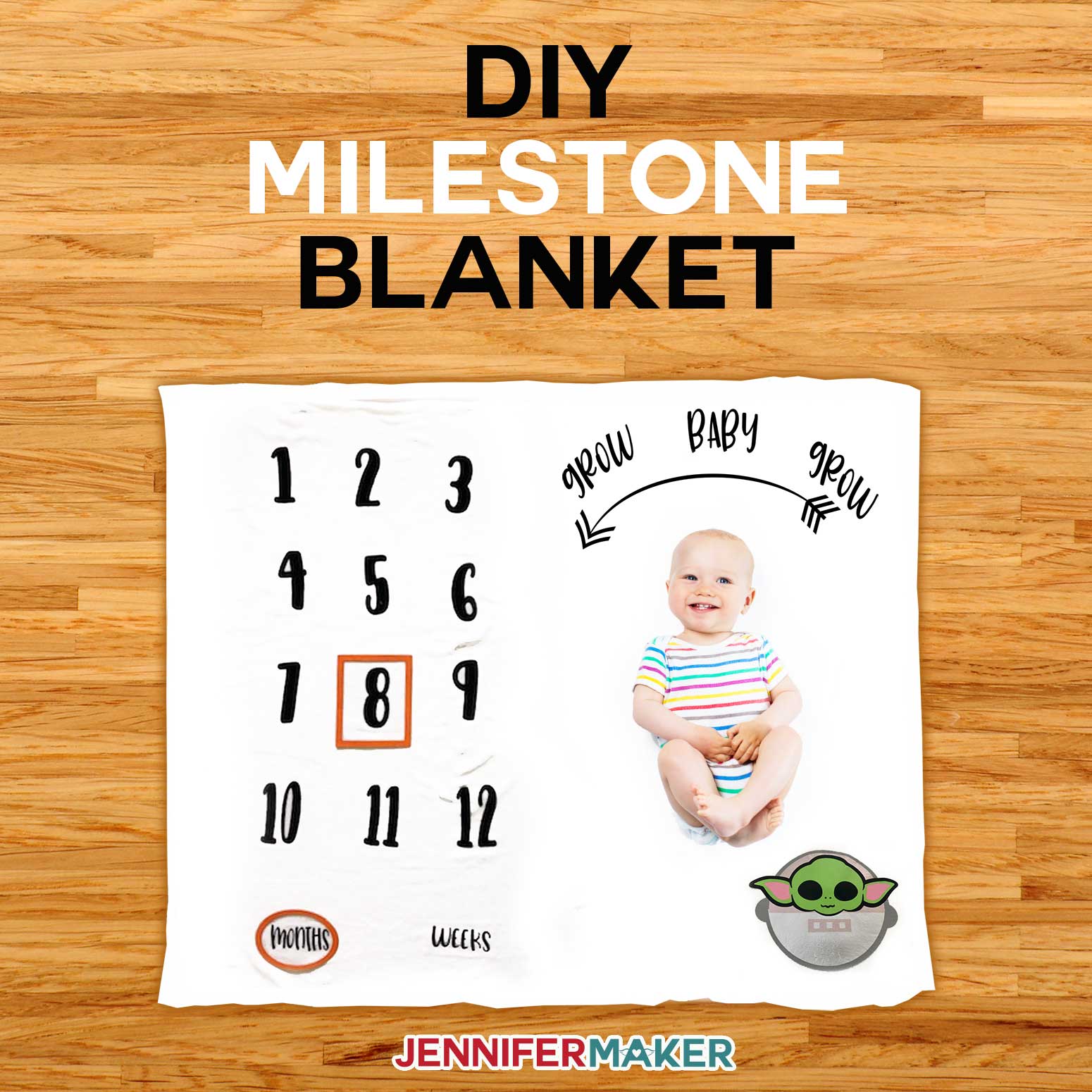 Free Free 70 Baby Milestone Blanket Svg Free SVG PNG EPS DXF File