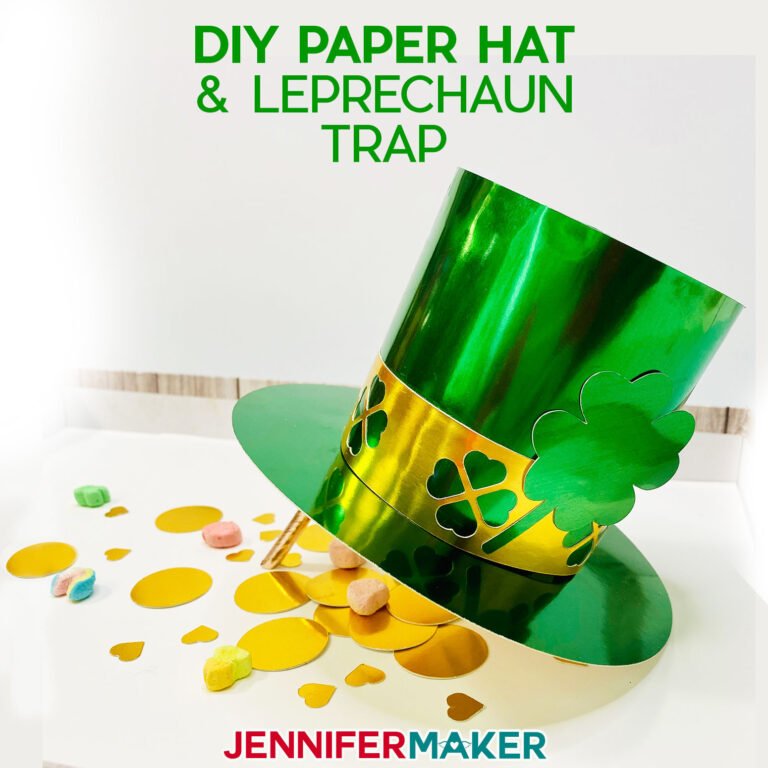 DIY Paper Hat for Holidays ( & Leprechaun Trap)