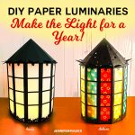 DIY Paper Luminaries: Make the Light for a Year with 12 Free Paper Luminaries | Tutorials and Free SVG Cut Files for Cricut and Silhouette