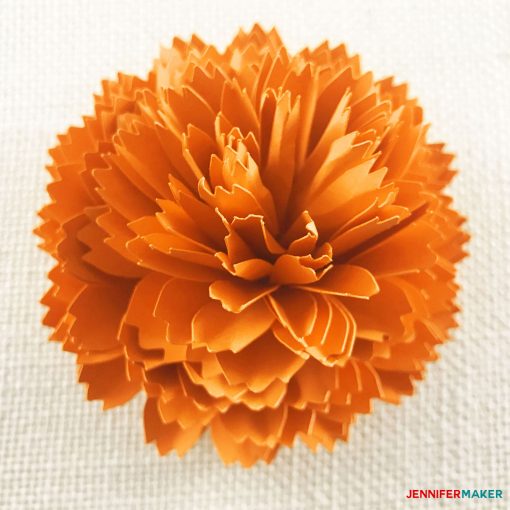 DIY Tissue Paper Marigolds - Housewife Eclectic