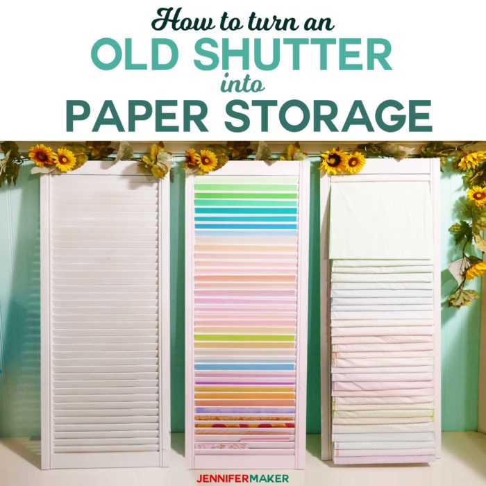 Craft Paper Storage Ideas: The Best Organization Solutions! - Jennifer Maker