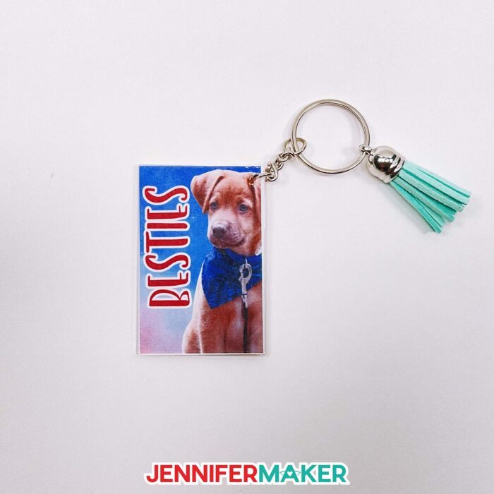 Dog Leather Keychain DIY Kit